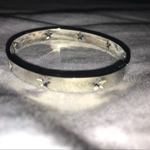Silver star bracelet